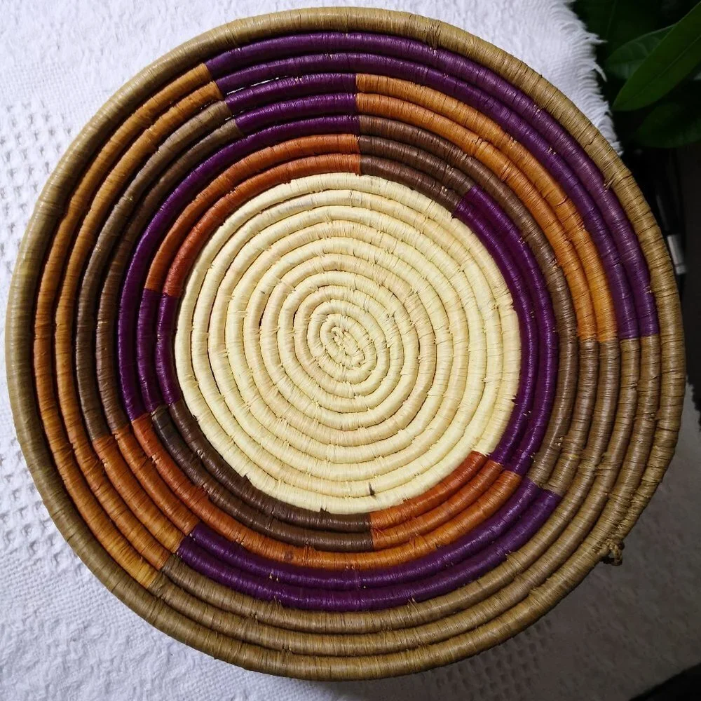 African Handwoven‎ Coiled Basket